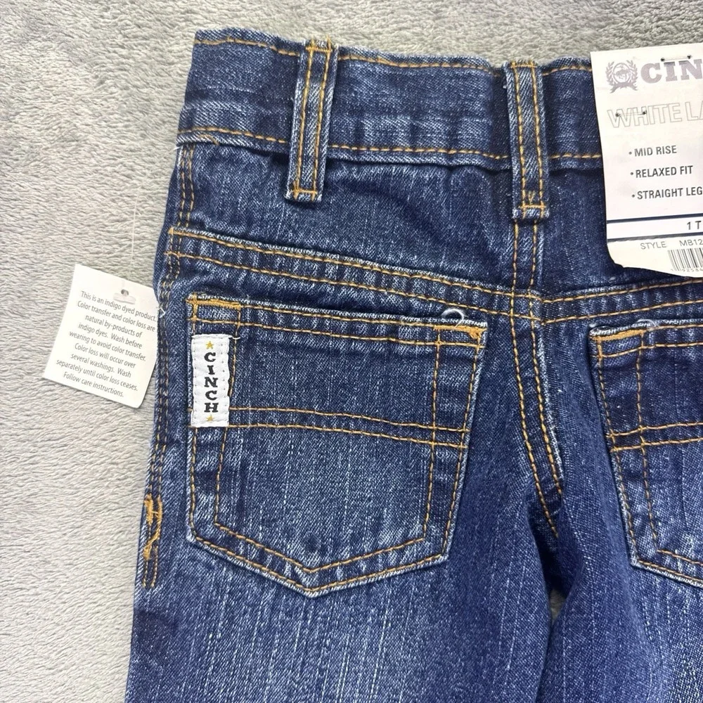 Boys Cinch White Label, Straight-Leg, Mid-Rise, Relax-Fit, Size 1T…NWT
